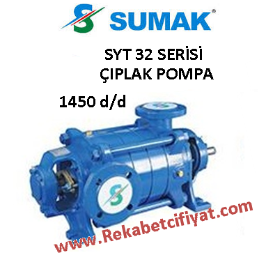 SUMAK SYT 32/7 2HP Yatay Milli Kademeli Çıplak Pompa