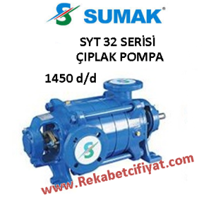 SUMAK SYT 32/12 4HP Yatay Milli Kademeli Çıplak Pompa